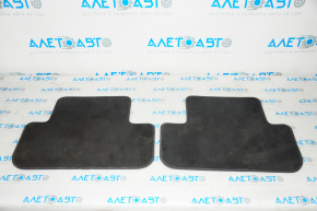 Set of floor mats for Audi A4 B8 08-16 black cloth