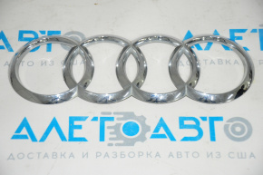 Emblem badge rear Audi A4 B8 13-12 rest sedan