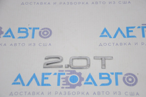 Emblem inscription 2.0T Audi A4 B8 13-16 rest sedan