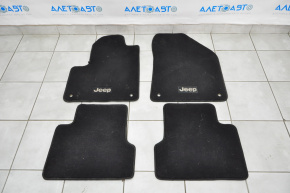 Set of floor mats for Jeep Cherokee KL 14-15 cloth black