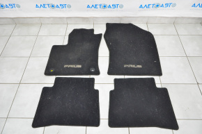Set of floor mats for Toyota Prius 50 16-22 cloth black