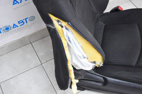 Passenger seat Toyota Prius 50 16-18 without airbag, mechanical, cloth black, shot