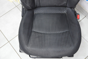 Passenger seat Toyota Prius 50 16-18 without airbag, mechanical, cloth black, shot