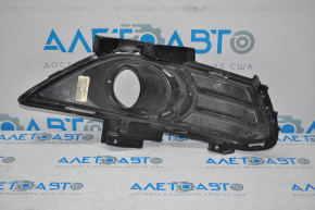 Ford Fusion mk5 13-16 front bumper grille, left, gloss, with fog lights