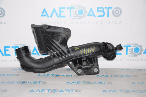Left middle intercooler pipe for Audi A4 B8 08-16 2.0T under sensor, plastic