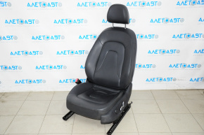Driver's seat Audi A4 B8 13-16 without airbag, electric, leather black