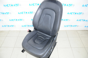 Driver's seat Audi A4 B8 13-16 without airbag, electric, leather black