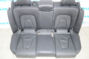 Rear row of seats 2nd row Audi A4 B8 13-16 leather black, split back