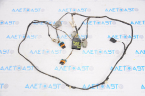 Wiring front bumper Ford Escape MK3 13-16 under fog lights without parking sensors