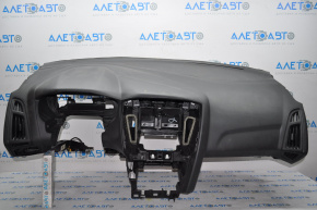 Dashboard front panel without AIRBAG Ford Focus mk3 15-18 rest broken frame, broken crepe, crack