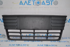 Front bumper grille central Ford Focus mk3 11-14 prerest matt slom 2 krep