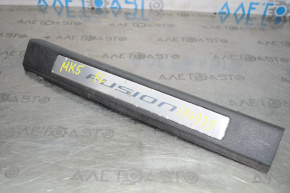 Door sill trim front left Ford Fusion mk5 13-16 black with chrome insert, chrome defect, scratches