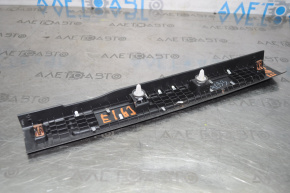 Door sill trim front left Ford Fusion mk5 13-16 black with chrome insert, chrome defect, scratches
