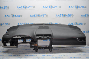 Torpedo front panel without AIRBAG Toyota Camry v55 15-17 usa red stitching, pokes, without plugs
