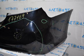 Rear bumper bare Toyota Camry v55 15-17 usa black pressed torn