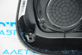 Door trim card rear left Audi A4 B8 13-16 rest black, sedan without curtain, broken fasteners