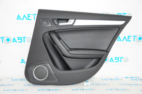 Door trim card rear right Audi A4 B8 13-16 rest black, sedan without curtain, broken fasteners