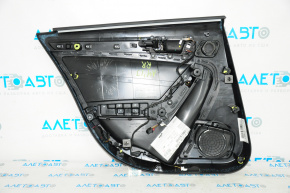 Door trim card rear right Audi A4 B8 13-16 rest black, sedan without curtain, broken fasteners
