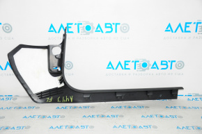 Door sill trim inner front left Audi A4 B8 08-16 sedan, black