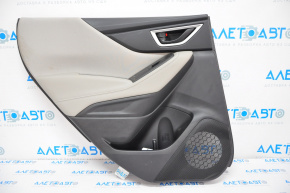 Door trim card rear left Subaru Forester 19-24 SK black with gray insert