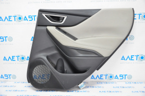 Door trim card rear right Subaru Forester 19-24 SK black with gray insert