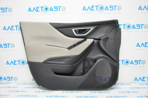 Door trim card front left Subaru Forester 19-24 SK black with gray insert