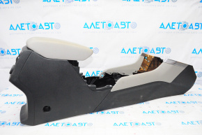 Console central armrest Subaru Forester 19-24 SK leather, black with gray