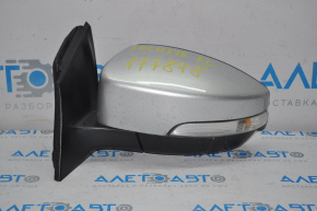 Left side mirror complete Ford Focus mk3 15-18 rest 6 pins, turn signal, heated, silver