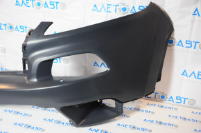Front bumper bare upper part Jeep Cherokee KL 14-18 without parking sensors under the plug hook tow under the washer