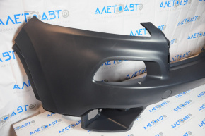 Front bumper bare upper part Jeep Cherokee KL 14-18 without parking sensors under the plug hook tow under the washer