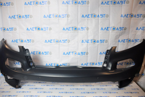 Front bumper bare upper part Jeep Cherokee KL 14-18 under parking sensors under plug hook tow under washer