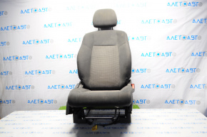 Passenger seat Jeep Patriot 11-14 without airbag, mechanical, cloth black