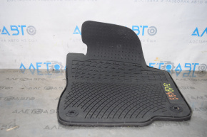 Floor mat front left VW Passat b7 12-15 USA black, rubber, WOLFSBURG EDITION