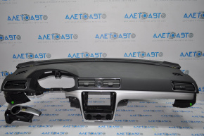 Torpedo front panel without AIRBAG VW Passat b8 16-19 USA broken fastening control light