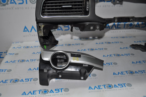 Torpedo front panel without AIRBAG VW Passat b8 16-19 USA broken fastening control light