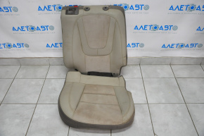 Rear row of seats 2nd row left Chevrolet Volt 11-15 beige leather with Alcantara, without headrest