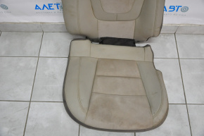 Rear row of seats 2nd row left Chevrolet Volt 11-15 beige leather with Alcantara, without headrest
