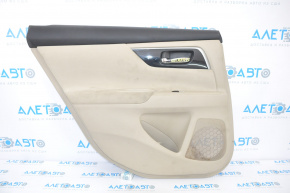 Rear left door panel, Nissan Altima 13-14, beige