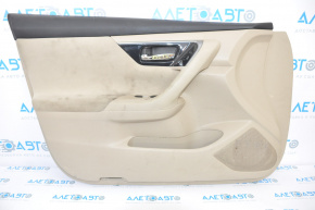 Nissan Altima 13-18 front left door panel, beige