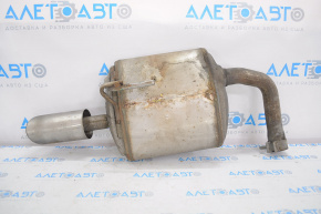 Rear muffler with barrel, left, Nissan Altima 13-14