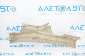 Nissan Altima 13-16 rear left inner door sill plate beige