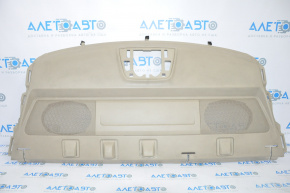 Rear shelf Nissan Altima 13-18 beige, 2 fasteners broken, scratches
