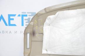Rear shelf Nissan Altima 13-18 beige, 2 fasteners broken, scratches