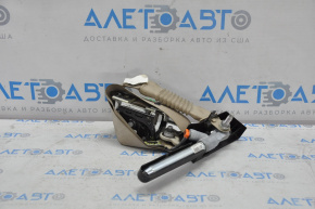 Passenger seat belt with tensioner Nissan Altima 13-17 beige
