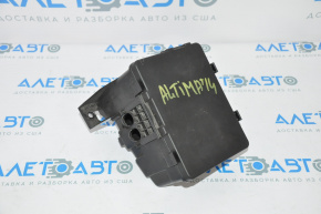 Front engine compartment fuse box Nissan Altima 13-18 with fastening hole in the housing