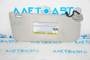 Left visor for Toyota Avalon 13-15, gray, without hook
