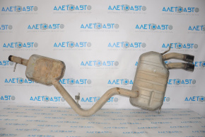 Rear muffler with barrel for VW Tiguan 09-18 FWD