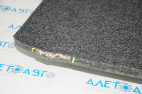 Trunk floor VW Tiguan 09-18 black, creased