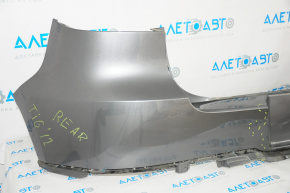 Bare rear bumper VW Tiguan 12-18 rest upper part graphite, creases