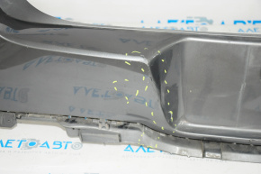 Bare rear bumper VW Tiguan 12-18 rest upper part graphite, creases